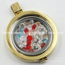 33mm Stainless Steel Coin Locket Coin Holder Locket Jewelry